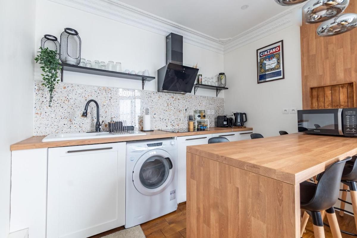 Appartement 2 Etages Paris - Metro 9 Grands Boulevards - Folies Bergeres Kültér fotó