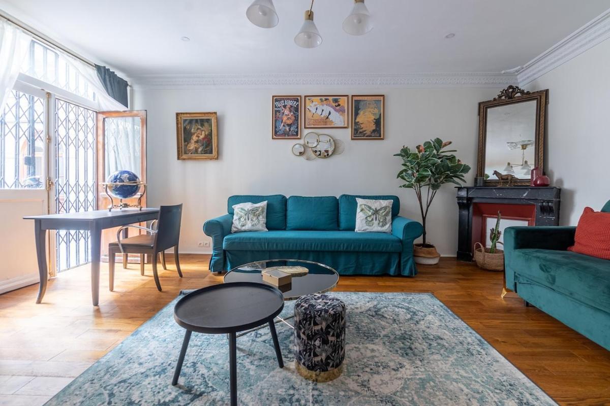 Appartement 2 Etages Paris - Metro 9 Grands Boulevards - Folies Bergeres Kültér fotó